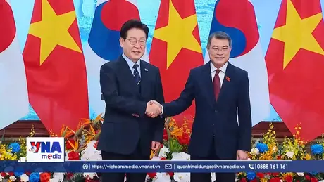 Thủ tướng Lê Minh Hưng hội kiến Tổng thống Hàn Quốc