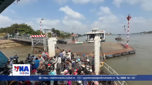 An Giang: Không để ùn tắc tại các bến phà dịp lễ 30/4 và 1/5