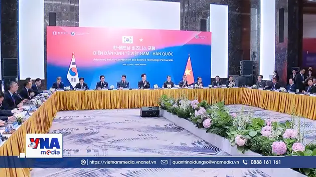 Trạm tin sáng ngày 24/4: Nâng cao quan hệ đối tác công nghiệp, đầu tư, KHCN Việt Nam - Hàn Quốc