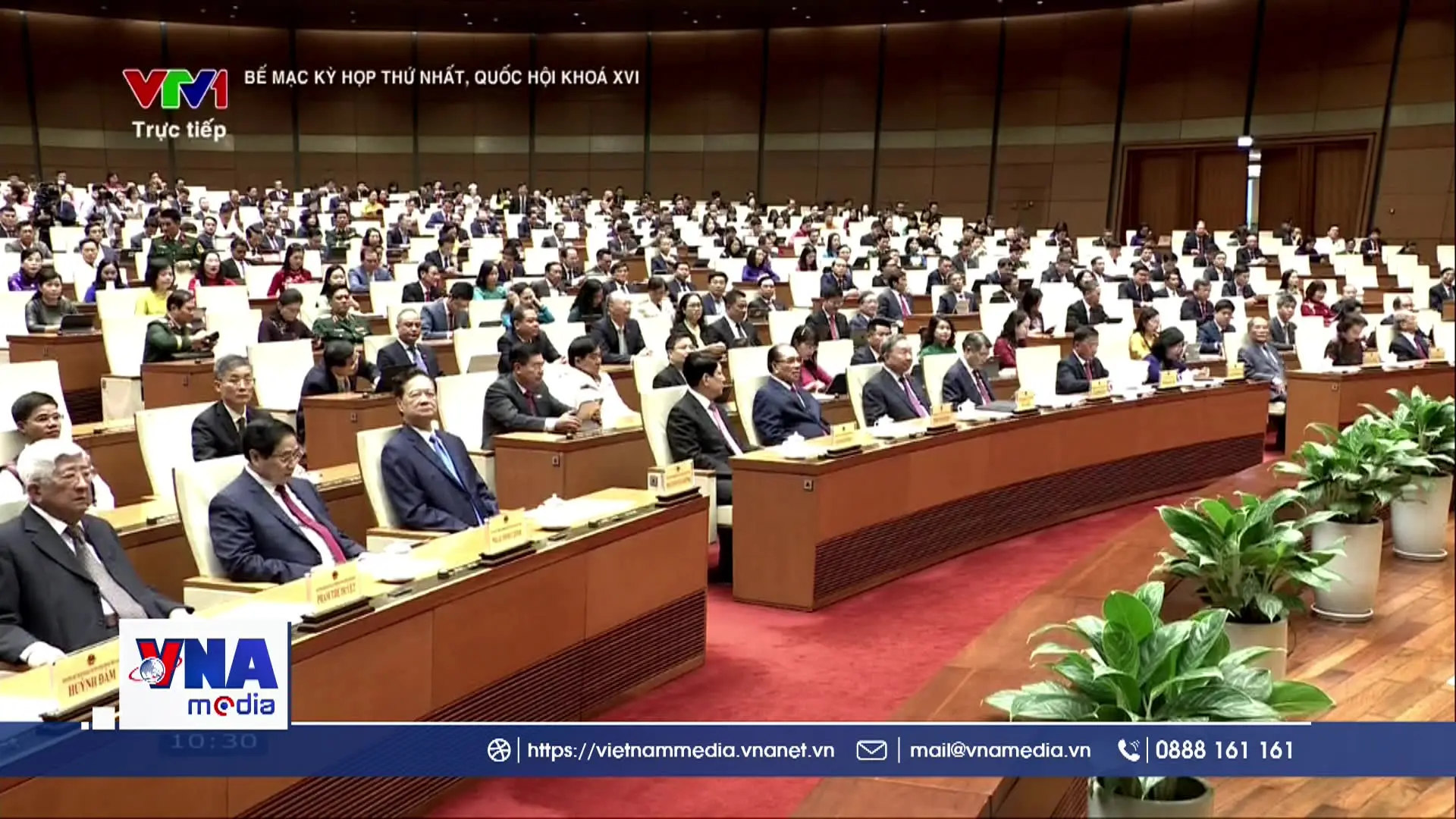 TRỰC TIẾP: Bế mạc Kỳ họp thứ nhất, Quốc hội khóa XVI