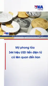 Mỹ đóng băng 344 triệu USD tiền điện tử có liên quan đến Iran