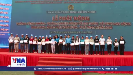 Sôi nổi hoạt động khai mạc tháng công nhân tại Hải Phòng