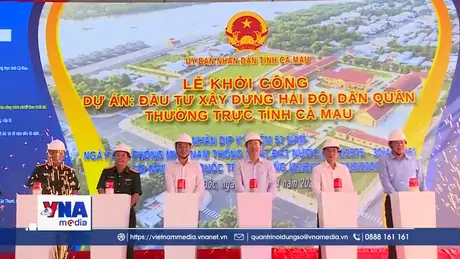 Cà Mau đầu tư gần 484 tỷ đồng xây dựng Hải đội dân quân thường trực