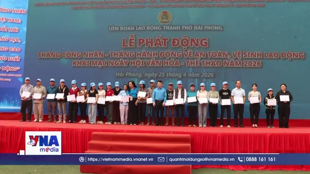 Sôi nổi hoạt động khai mạc tháng công nhân tại Hải Phòng