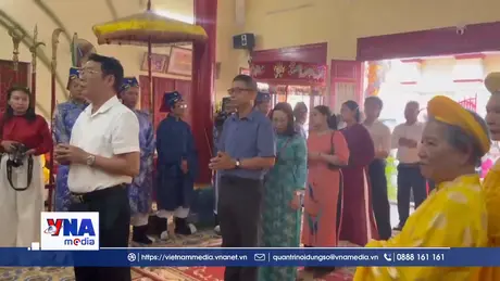 Nhân dân Khánh Hòa dâng hương tưởng niệm các Vua Hùng