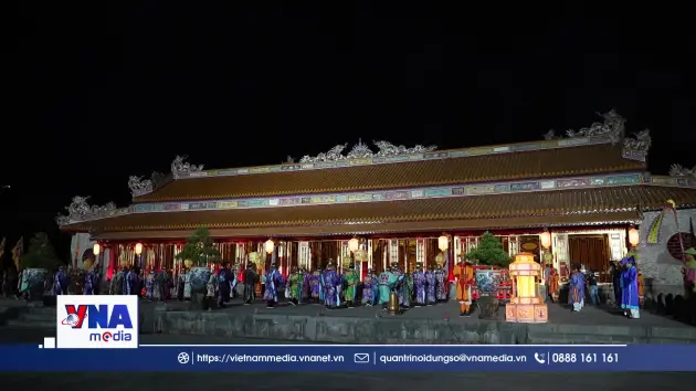 Ấn tượng đêm “Hoàng cung huyền ảo” tại Đại Nội Huế