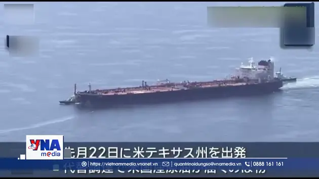 Tàu chở dầu Mỹ lần đầu cập cảng Nhật Bản kể từ xung đột tại Iran