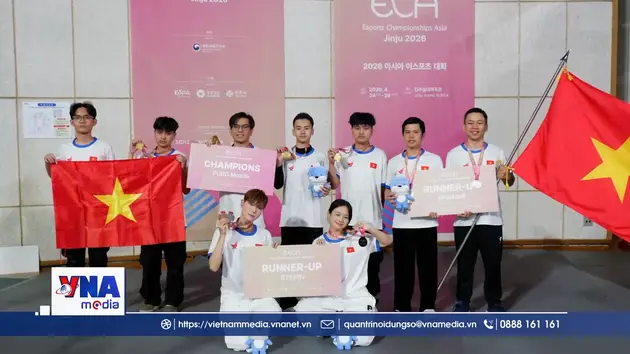 Esports Việt Nam giành 4 huy chương tại Giải Vô địch châu Á 2026