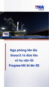 Nga phóng tên lửa Soyuz-2.1a đưa tàu vũ trụ vận tải Progress MS-34 lên ISS
