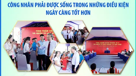 Tổng Bí thư, Chủ tịch nước Tô Lâm: Công nhân phải được sống trong những điều kiện ngày càng tốt hơn