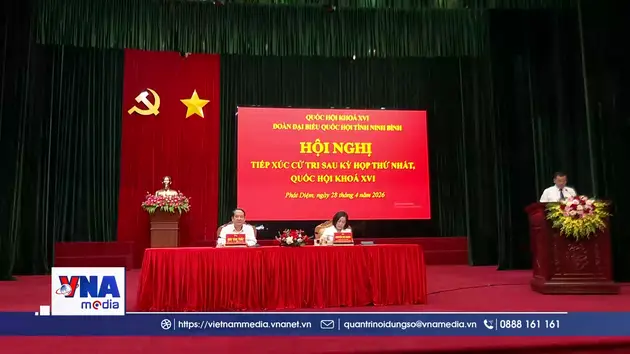 Phó Chủ tịch Quốc hội Nguyễn Thị Thanh tiếp xúc cử tri tại Ninh Bình