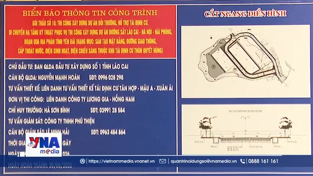 Lào Cai đẩy nhanh tiến độ tái định cư phục vụ đường sắt