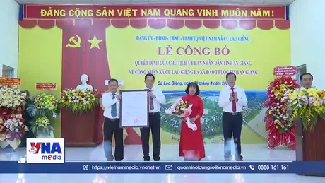An Giang công nhận Cù Lao Giêng là xã đảo