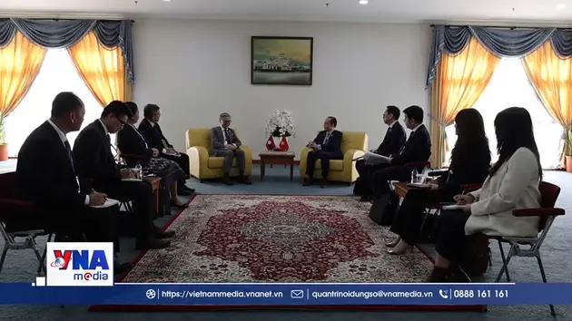 Bộ trưởng Ngoại giao Lê Hoài Trung gặp song phương các Bộ trưởng Ngoại giao ASEAN, EU