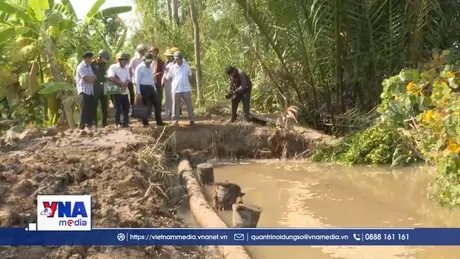 Sạt lở đe dọa nhà dân, hạ tầng tại Cần Thơ