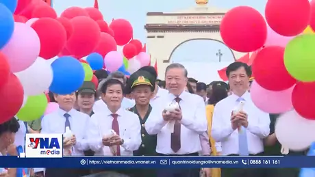Trạm tin tối ngày 29/4/2026: Tổng Bí thư, Chủ tịch nước dự Lễ thượng cờ Thống nhất non sông và làm việc với tỉnh Quảng Trị