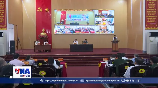 Phó chủ tịch quốc hội Nguyễn Doãn Anh tiếp xúc cử tri tại Thanh Hóa