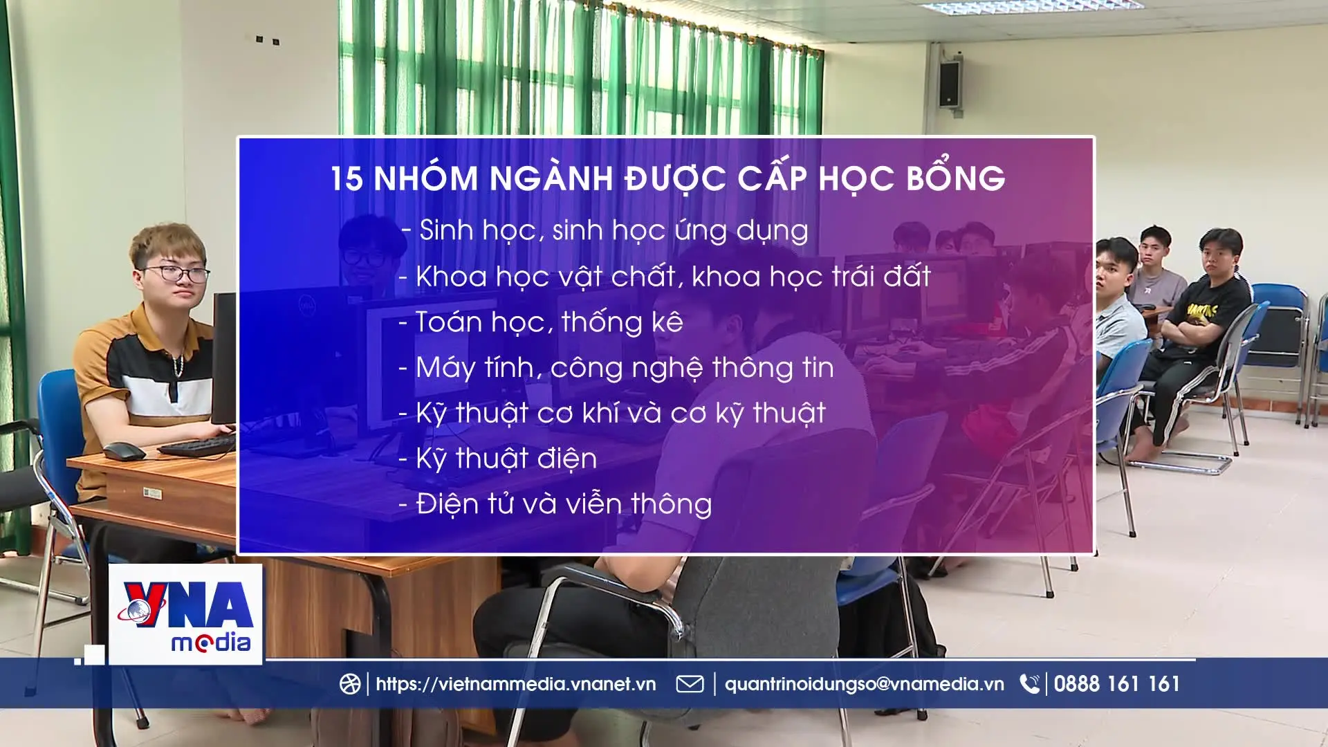Dự kiến 15 nhóm ngành được cấp học bổng 37-55 triệu đồng/năm