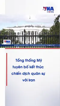 Tổng thống Mỹ tuyên bố kết thúc chiến dịch quân sự với Iran