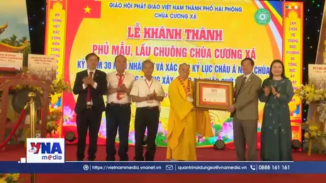 Trạm tin tối ngày 3/5: Chùa Cương Xá lập kỷ lục Châu Á có tường đá khắc nhiều chữ Vạn nhất
