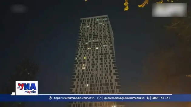 UAV lao vào tòa nhà dân cư ở thủ đô Nga