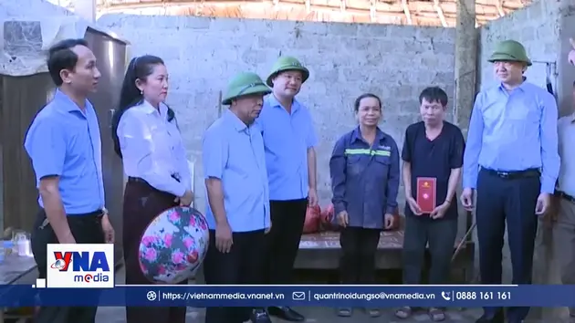 Kiểm tra, chỉ đạo khắc phục hậu quả thiên tai tại Nghệ An