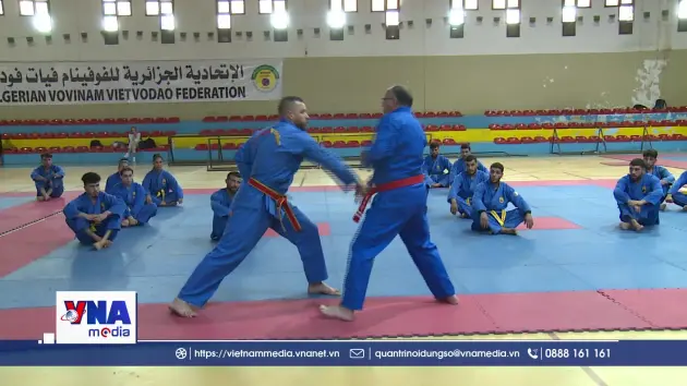  Môn võ Vovinam phát triển mạnh trong giới trẻ Algeria