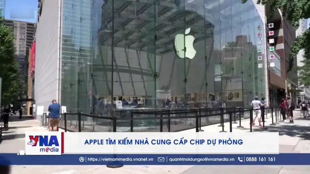 Apple tìm kiếm nhà cung cấp chip dự phòng