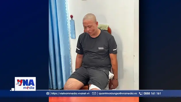 Khống chế đối tượng chém cán bộ Công an tại Quảng Trị