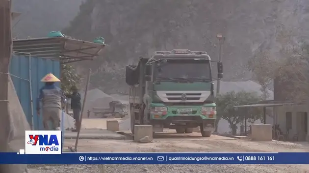 Quảng Trị yêu cầu dừng nổ mìn tại mỏ đá gây ô nhiễm