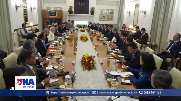 Tổng Bí thư, Chủ tịch nước Tô Lâm hội đàm với Thủ tướng Ấn Độ Narendra Modi