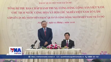 Tổng Bí thư, Chủ tịch nước Tô Lâm gặp gỡ cộng đồng người Việt Nam tại Ấn Độ
