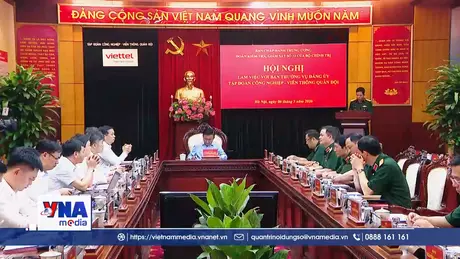 Đoàn kiểm tra, giám sát số 12 của Bộ Chính trị làm việc với Viettel