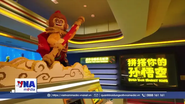 Tôn Ngộ Không “khuấy động” Legoland Thượng Hải