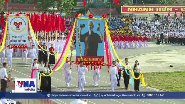 Khai mạc Đại hội Thể dục thể thao tỉnh Điện Biên lần thứ 12