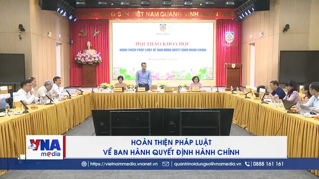 Hoàn thiện pháp luật về ban hành quyết định hành chính