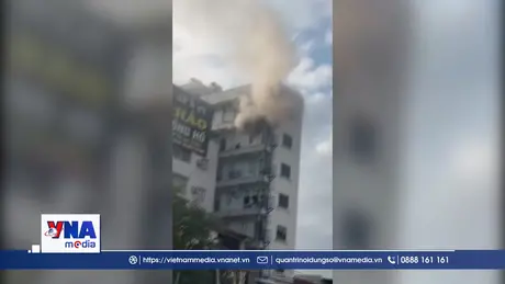 Bắc Ninh: Dập tắt vụ cháy nhà trọ, giải cứu người mắc kẹt trong thang máy