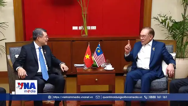 Thủ tướng Lê Minh Hưng tiếp Thủ tướng Malaysia