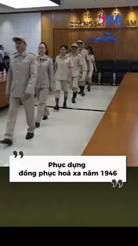 Phục dựng đồng phục hỏa xa năm 1946