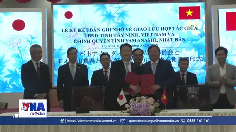 Tây Ninh và tỉnh Yamanashi thúc đẩy hợp tác năng lượng, nông nghiệp công nghệ cao