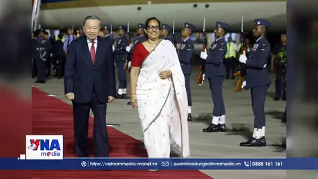 Tổng Bí thư, Chủ tịch nước Tô Lâm bắt đầu thăm cấp Nhà nước Sri Lanka