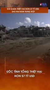 Dải Gaza thiệt hại hơn 57 tỷ USD sau hai năm xung đột