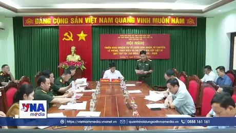 Chuẩn bị Lễ truy điệu, an táng hài cốt liệt sĩ hy sinh tại Lào