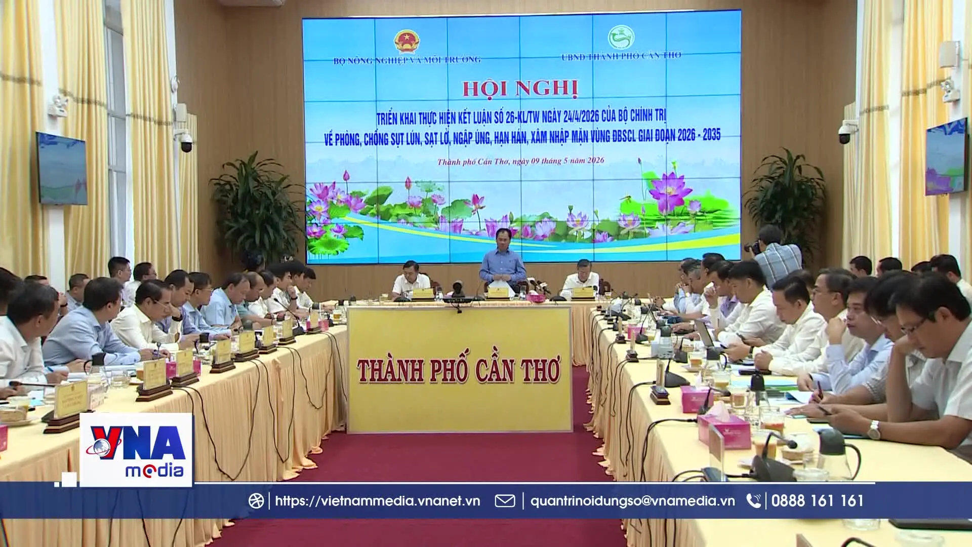 Triển khai thực hiện Kết luận 26 của Bộ Chính trị về phòng, chống sạt lở ĐBSCL