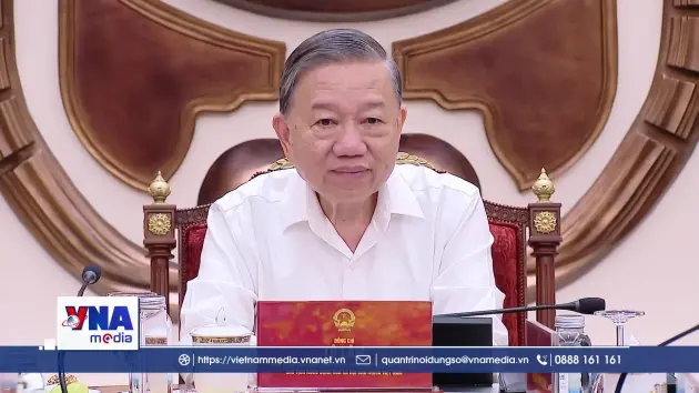 Tổng Bí thư, Chủ tịch nước Tô Lâm làm việc với Văn phòng Chủ tịch nước