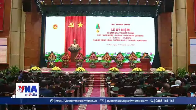 Cục Tuyên huấn đón nhận Huân chương Bảo vệ Tổ quốc hạng Nhất