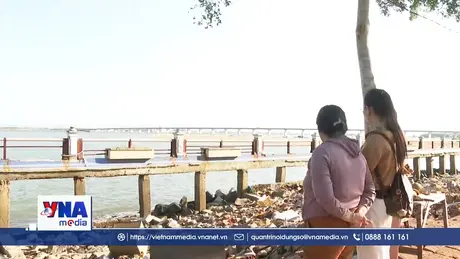 Chờ nguồn vốn sửa chữa bờ kè hư hại nghiêm trọng