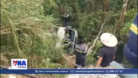 Khởi tố tài xế trong vụ xe khách lao xuống vực ở Tam Đảo
