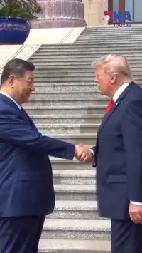 Toàn cảnh lễ đón trọng thể Tổng thống Mỹ Donald Trump của Trung Quốc
