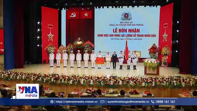 Công an thành phố Hải Phòng đón nhận danh hiệu Anh hùng LLVTND